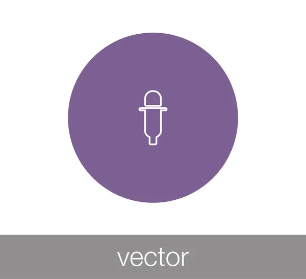 Círculo botón púrpura — Vector de stock