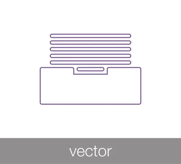 Archivo icono web . — Vector de stock