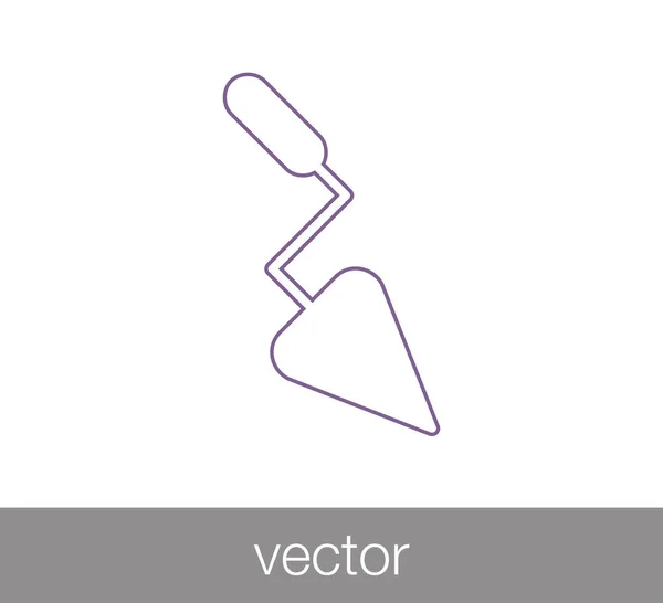 Troffel gereedschap icoon — Stockvector