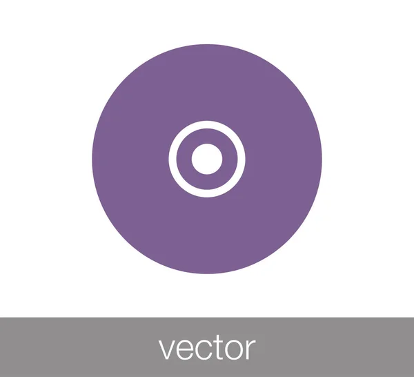 CD disk icon — Stock Vector