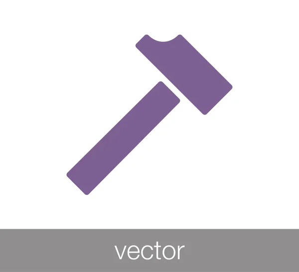 Ikona kladiva — Stockový vektor