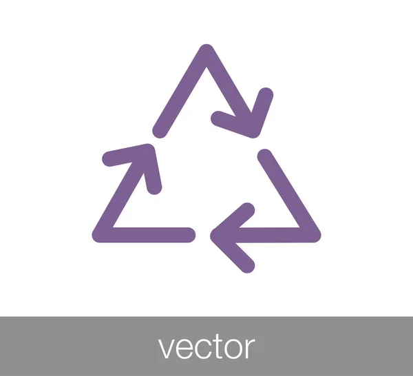 Öko-Symbol recyceln — Stockvektor