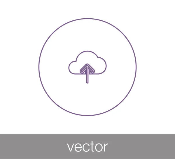 Subir icono de símbolo — Vector de stock