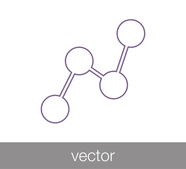 Hierarchy network icon — Stock Vector