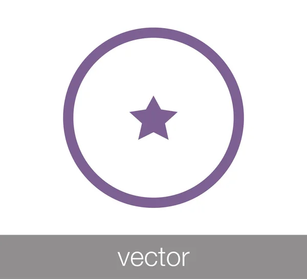 Star simples Symbol — Stockvektor