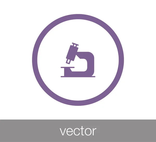 Microscope web icon. — Stock Vector