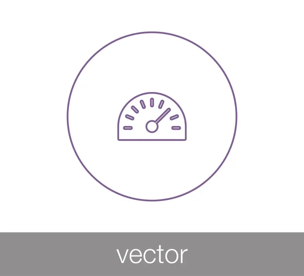 Icono del medidor — Vector de stock