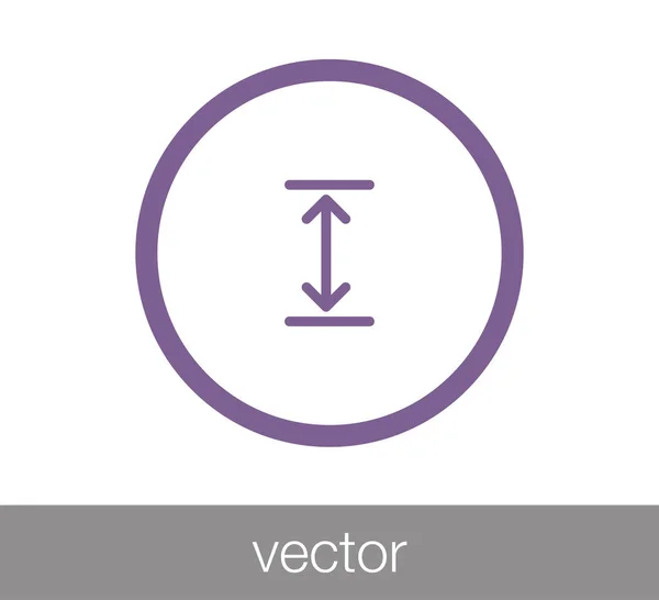 Symbolbild Maßstab — Stockvektor