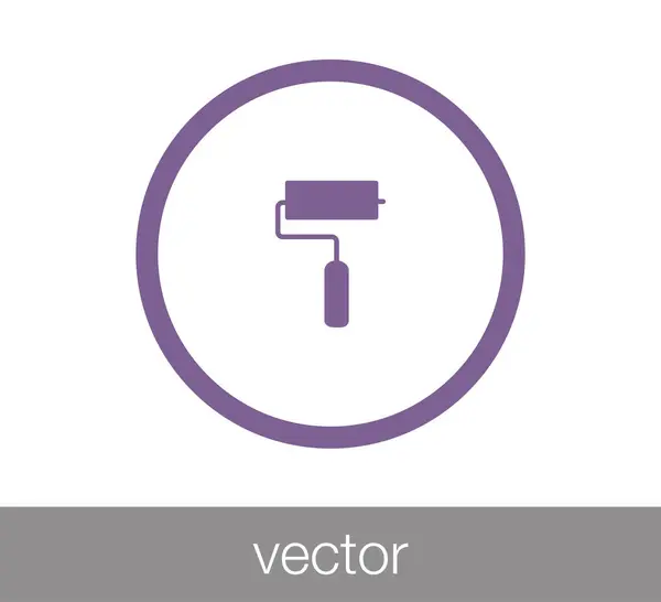 Paint roller icon. — Stock Vector