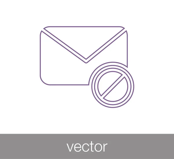 Illustration zum E-Mail-Symbol. — Stockvektor