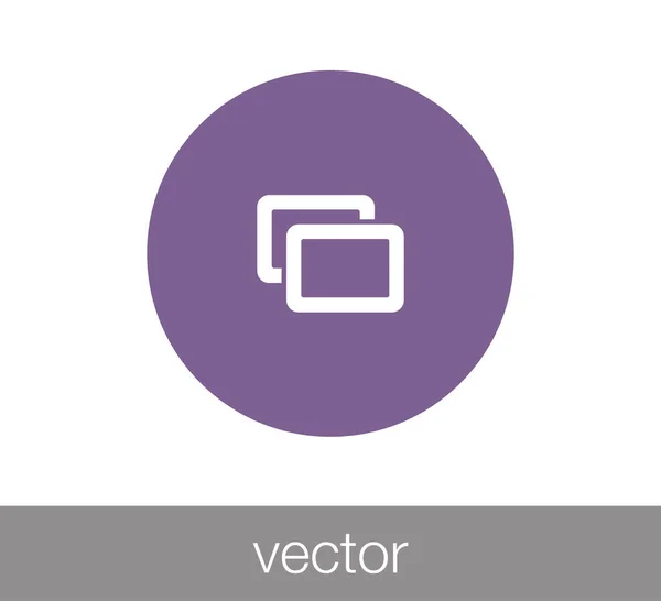 Image flat icon. — Stock Vector