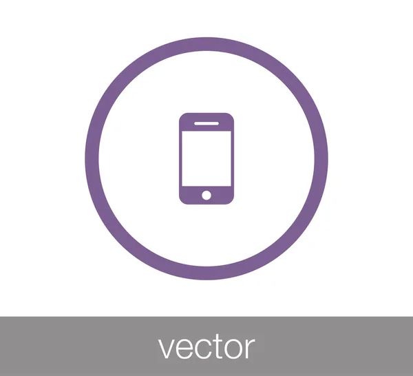 Icono del teléfono móvil. — Vector de stock