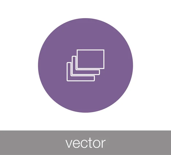 Cercle bouton violet — Image vectorielle