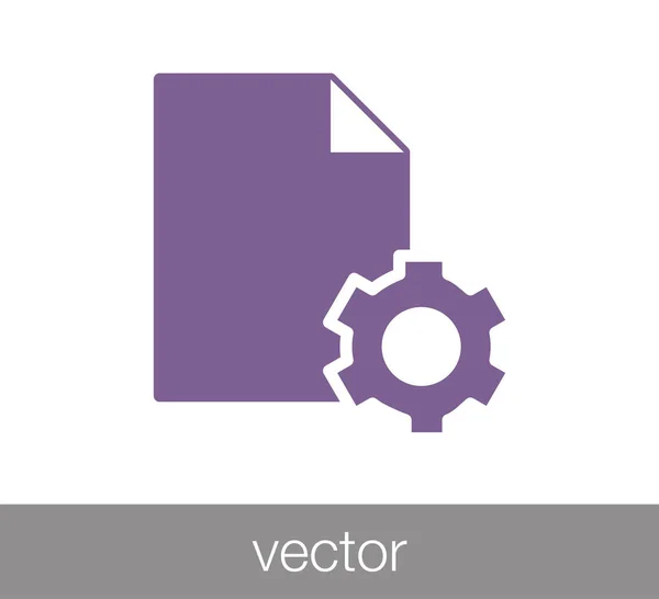 Manual document icon — Stock Vector
