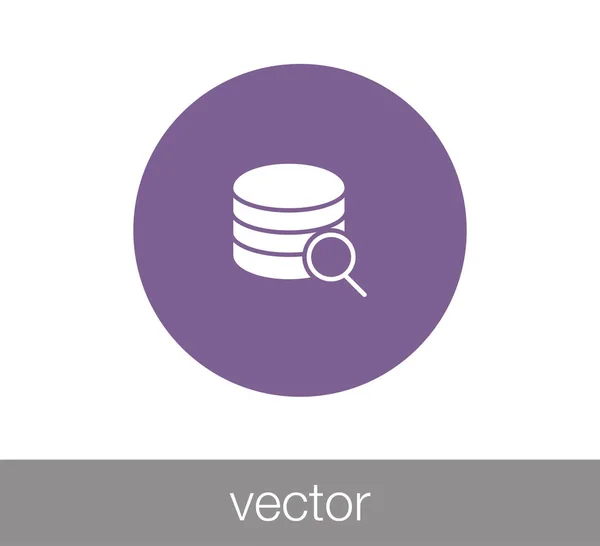 Ícone do servidor de dados — Vetor de Stock