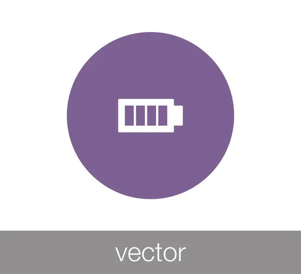 Icône de charge de batterie — Image vectorielle