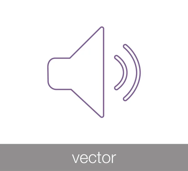 Aumentar icono de volumen . — Vector de stock