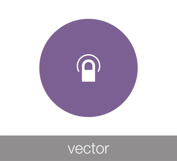 Toca el icono del gesto — Vector de stock