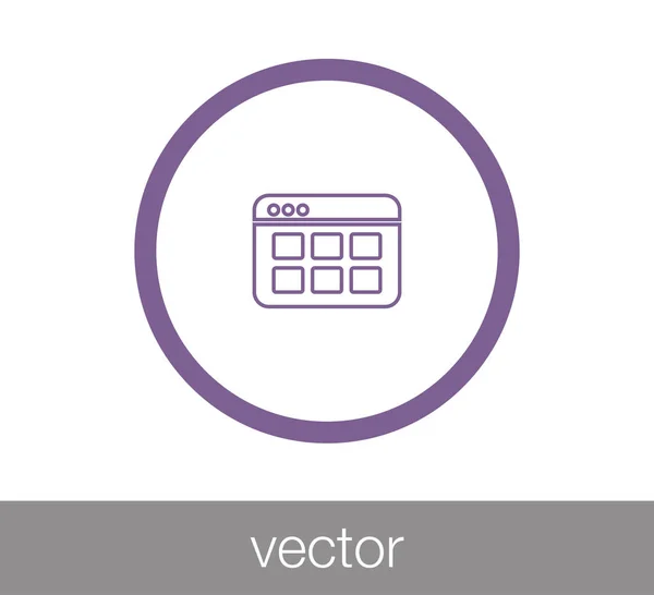 Window or Programming icon — Stock Vector