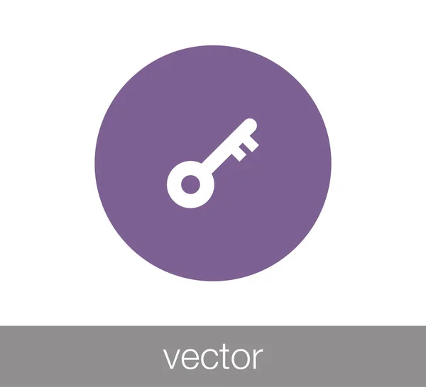 Icono web clave . — Vector de stock