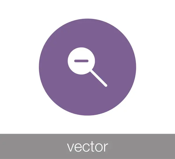 Icono de lupa . — Vector de stock