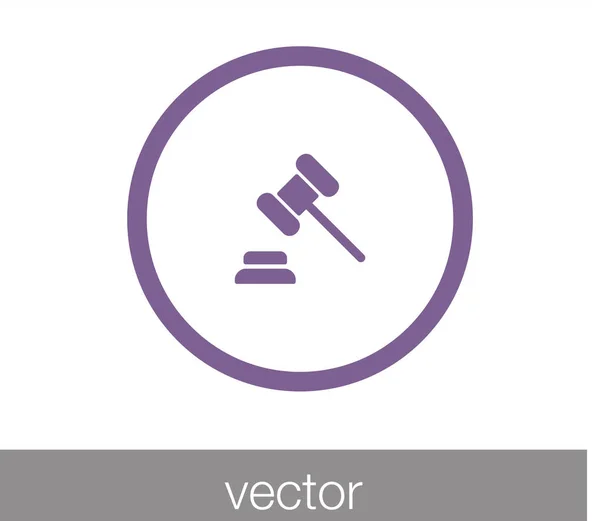 Hammarverktygsikon — Stock vektor
