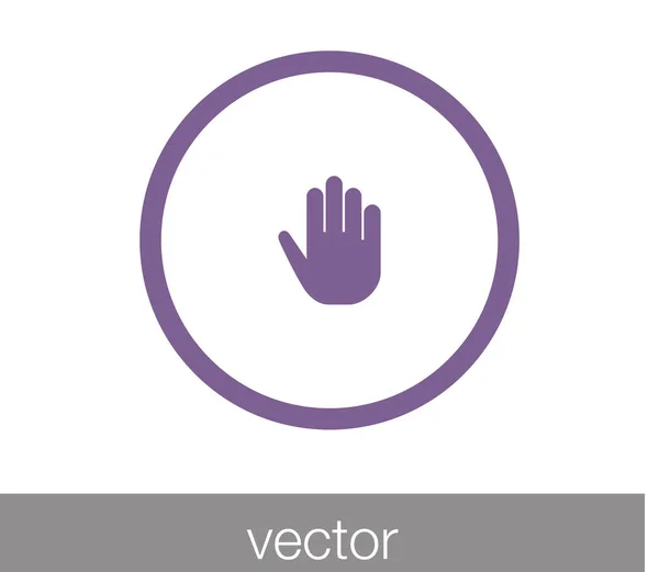 Toca el icono del gesto — Vector de stock