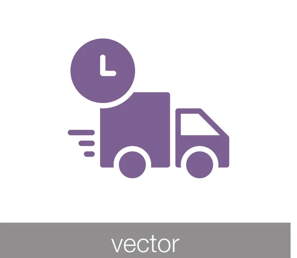 LKW-Ikone. Lieferung-Symbol — Stockvektor