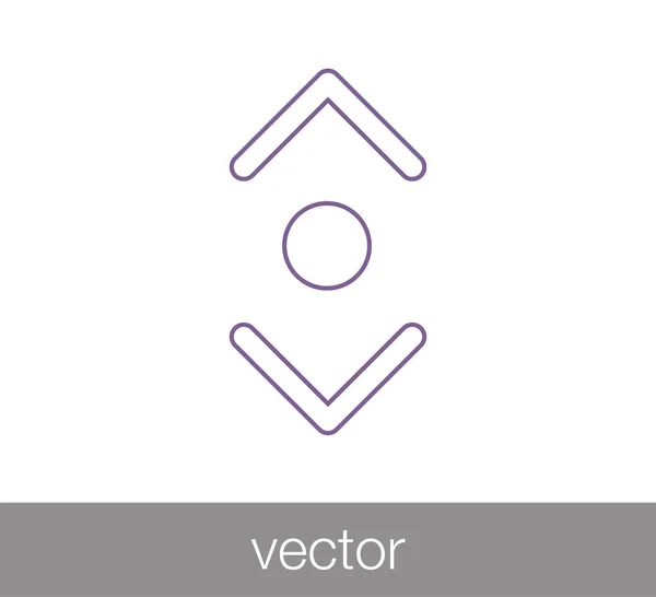 Icono de interfaz de desplazamiento — Vector de stock