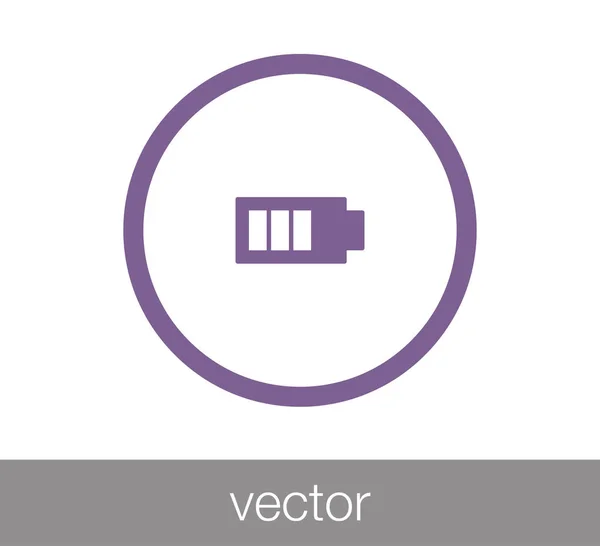 Ikona nabití baterie — Stockový vektor