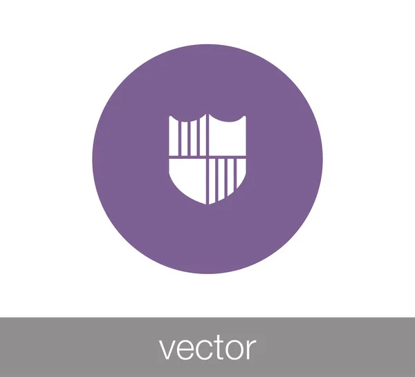 Shield Web-Symbol — Stockvektor