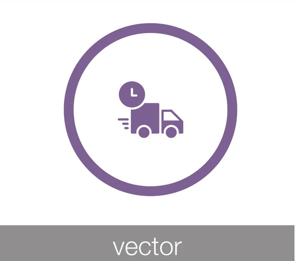 Icono del camión. icono de entrega — Archivo Imágenes Vectoriales