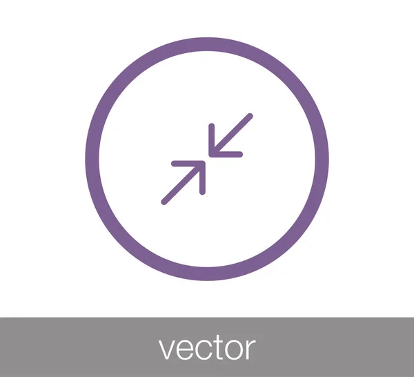 Icône symbole échelle — Image vectorielle
