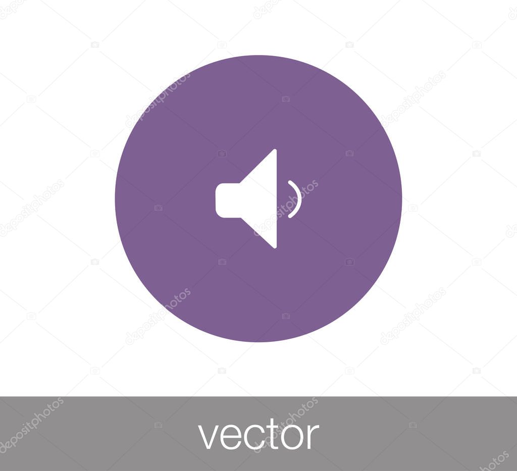 Disminuir icono de volumen .