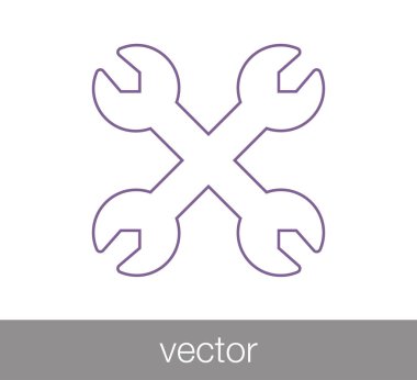 İngiliz anahtarı aracı simgesi