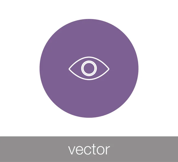 Eye web icon. — Stock Vector