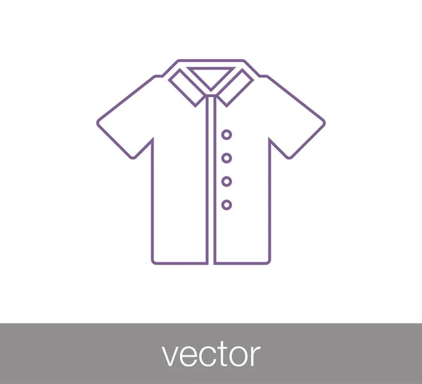 Ilustración del icono de camiseta . — Vector de stock