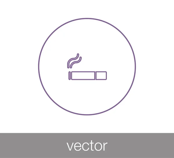 Smoking area sign icon — Stock Vector