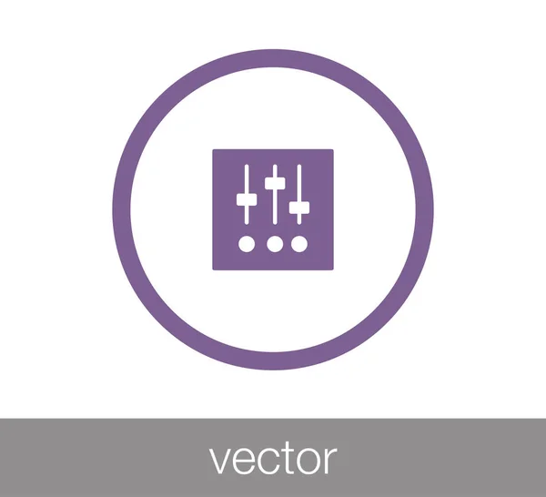 Control panel icon — Stock Vector