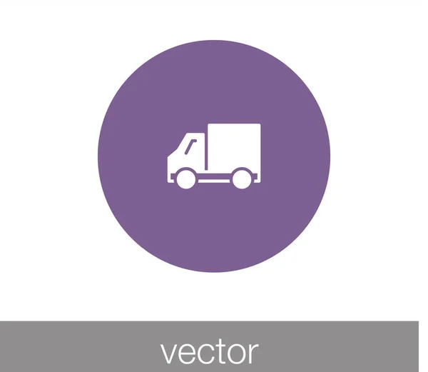 Ícone de caminhão. ícone de entrega —  Vetores de Stock