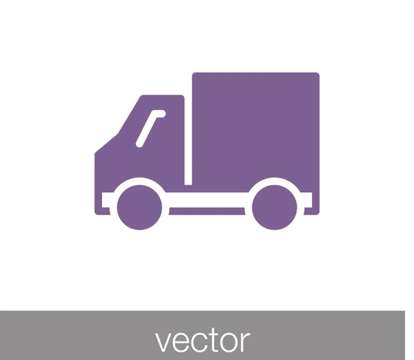 LKW-Ikone. Lieferung-Symbol — Stockvektor