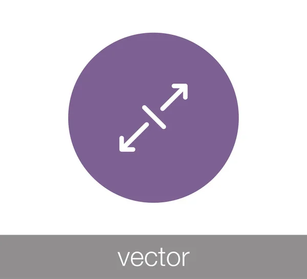 Иконка zoom web — стоковый вектор