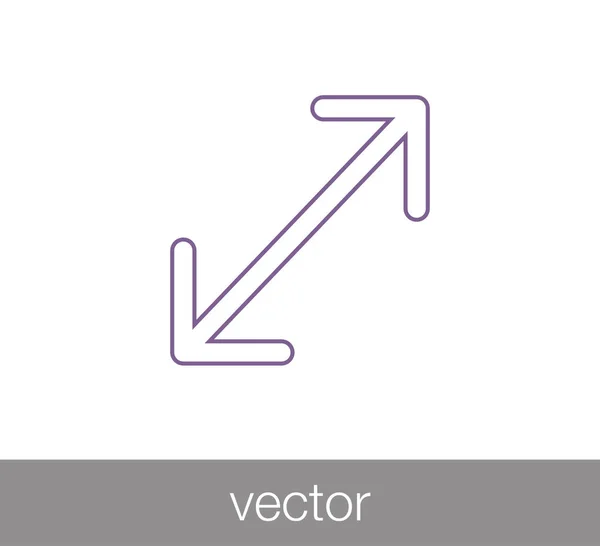 Ícone símbolo escala —  Vetores de Stock