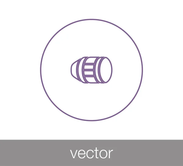 Icono de lente óptica — Vector de stock