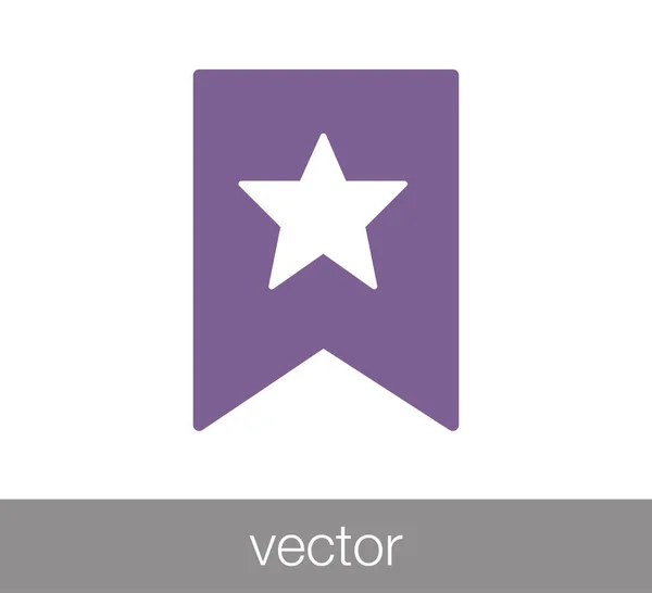 Estrella icono simple — Vector de stock