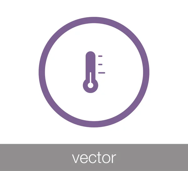 Temperatur einfaches Symbol — Stockvektor