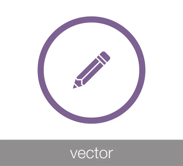 Bleistift-Websymbol. — Stockvektor