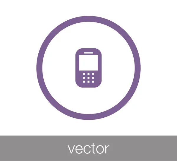 Icono del teléfono móvil. — Vector de stock