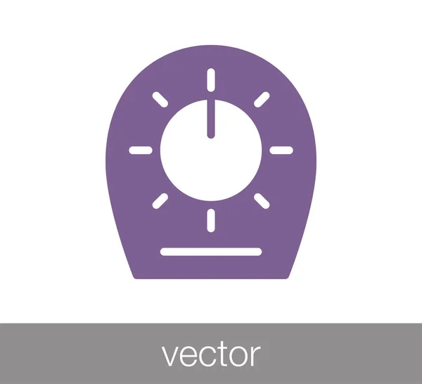 Cook timer pictogram — Stockvector