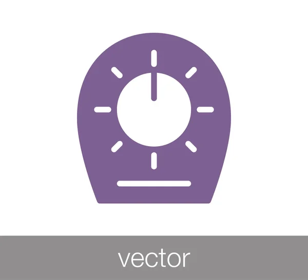 Icono del temporizador cocinero — Vector de stock